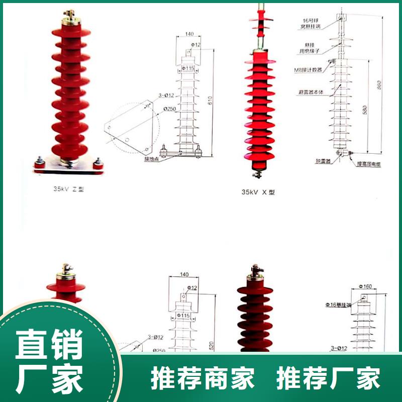 ​电站型氧化锌避雷器避雷器HY5WZ-51/134批发价当地厂家值得信赖