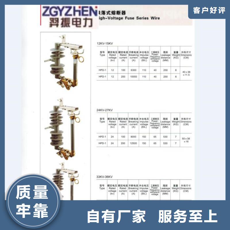 【跌落式熔断器】HRW7-10KV/100工厂直营