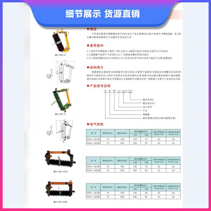 高压熔断器/RW10-12/100-6.3本地供应商