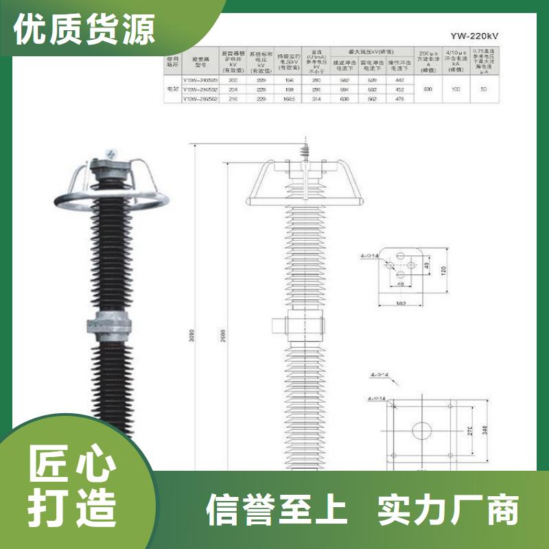 金属氧化物避雷器YH10W-51/134G同城生产商