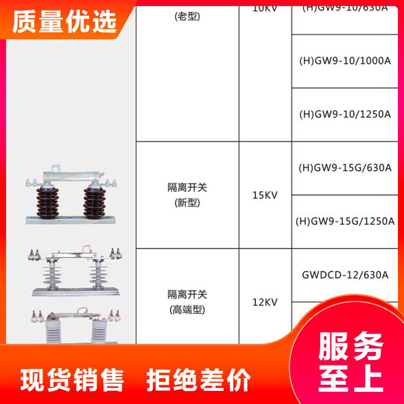 【隔离开关】10KV单级隔离开关HGW9-10/630本地供应商