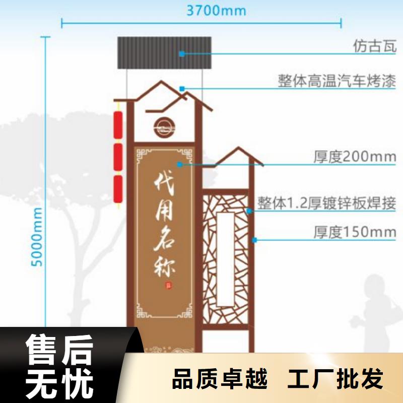 园林美丽乡村标牌终身质保厂家定制