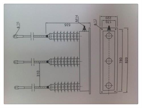 YH5WZ-51/150x51/134组合式避雷器市场报价