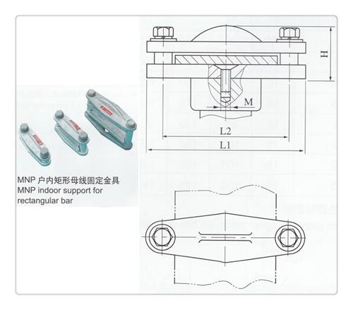 MNP-401母线固定金具工程施工案例