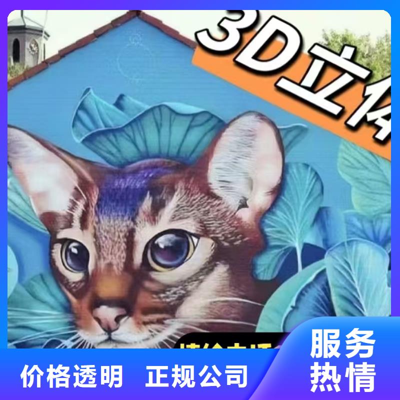 低价墙绘手绘3D彩绘户外墙画品质保证多年经验解决方案