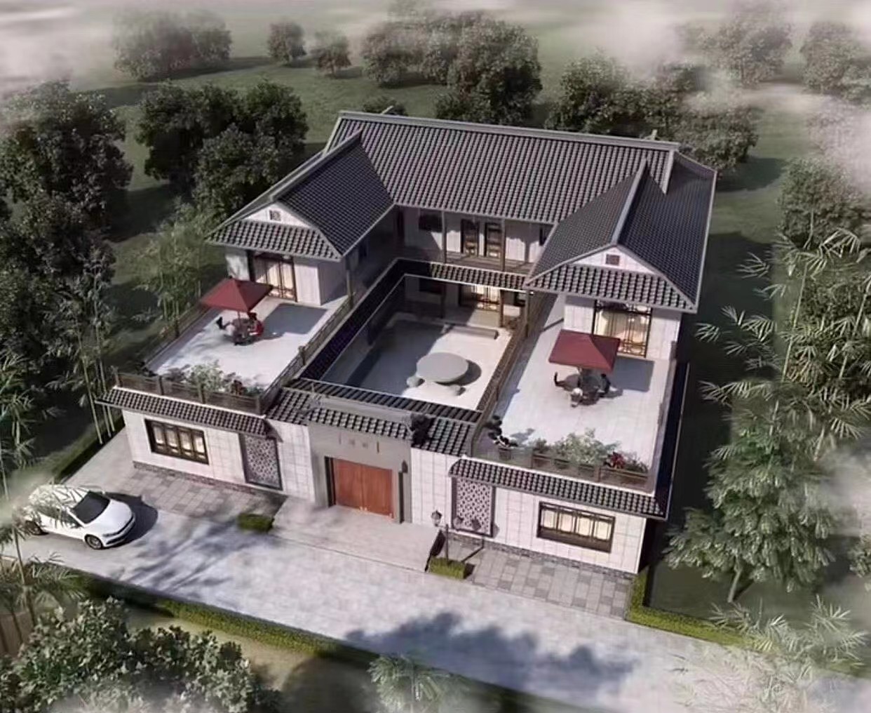 轻钢别墅100平米要多少钱生产厂家新一代乡村建房新模式