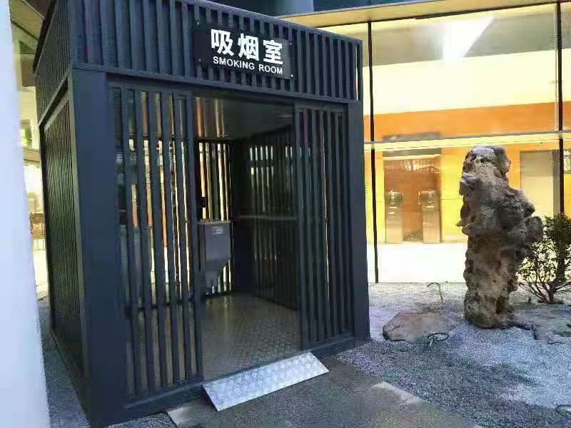 金属雕花板岗亭来图定制