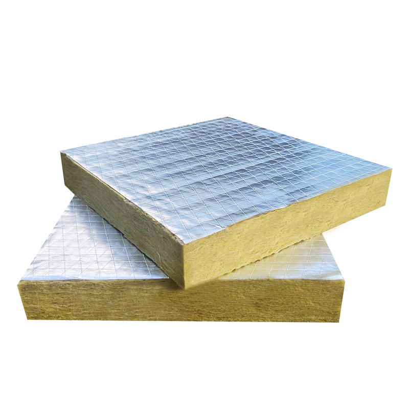 贴铝箔岩棉管彩钢岩棉复合板如何安装
